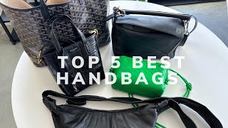 MY TOP 5 HANDBAGS | I RECOMMEND THEM ALL!