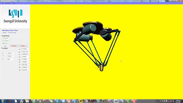 Modeling Delta robot by OpenGL