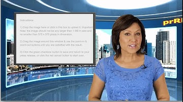 New video press release feature - ability to add images or logo