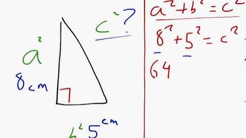 GCSE Maths - Work Out  - Pythagoras