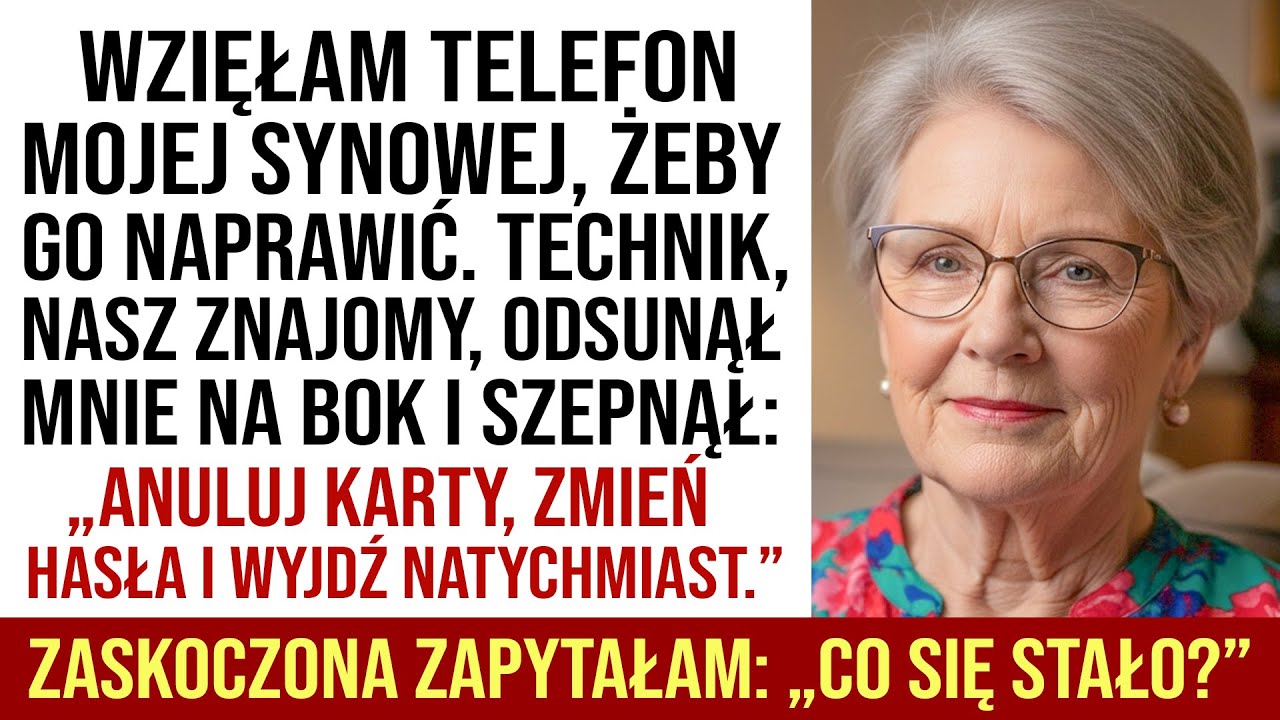 „Anuluj Karty I Uciekaj!” – Powiedział Technik, Gdy Naprawiał Telefon Mojej Synowej...