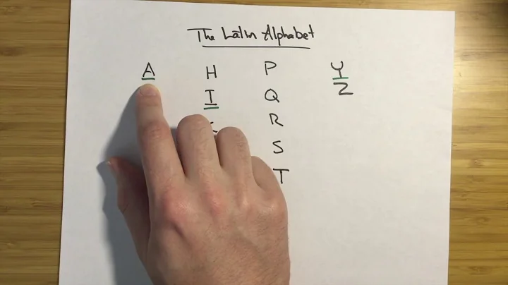 Uncovering the Secrets of the Latin Alphabet