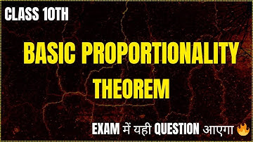 Proof of Basic proportionality theorem | Class 10th maths| Board Exams