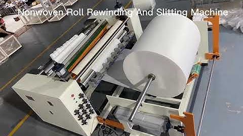Automatic Nonwoven Canister Cans Wet Wipes Rolls Making Machine Slitting and Rewinding Machine