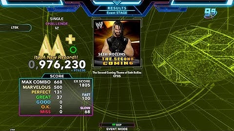 [SM5/DDR] The Second Coming (Theme of Seth Rollins) [ITG 12] 976,230 GFC