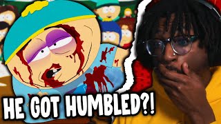 I REACTED TO CARTMAN FINALLY GETTING HUMBLED!!!!