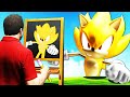 Drawing SUPER SONIC To BRING TO LIFE In GTA 5