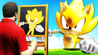 Drawing SUPER SONIC To BRING ALIVE In GTA 5