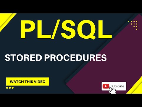 Video: Cosa sono le funzioni e i pacchetti delle procedure in Oracle?