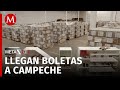 Más de 2 millones de boletas electorales llegan a Campeche