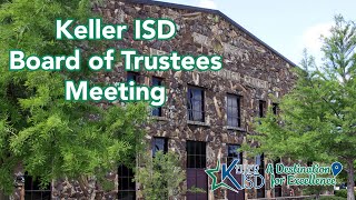 Keller ISD Board Meeting | September 24, 2026