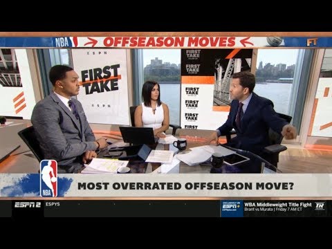 new life ai Ryan Hollins & Will Cain EXPRESSED Most underrated offseason move? | FIRST TAKE 7/11/2019