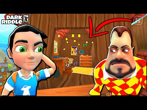 Видео: ОБНОВЛЕНИЯ СОСЕДА! Новый ЧЕРДАК ПРИВЕТ СОСЕД в Dark Riddle ПОХОЖАЯ Игра на Hello Neighbor