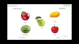 Fresh Fruits .Grow With Animation