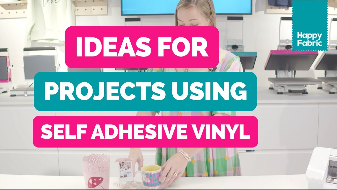 Self adhesive vinyl: project ideas - YouTube