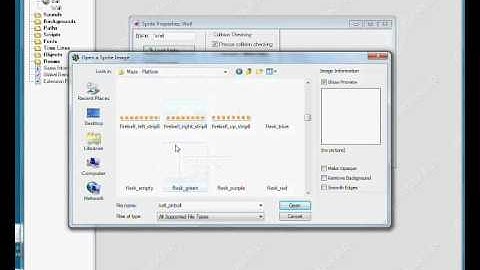 Game Maker Bat and Ball tutorial Part 1 - Creating 4 Sprites