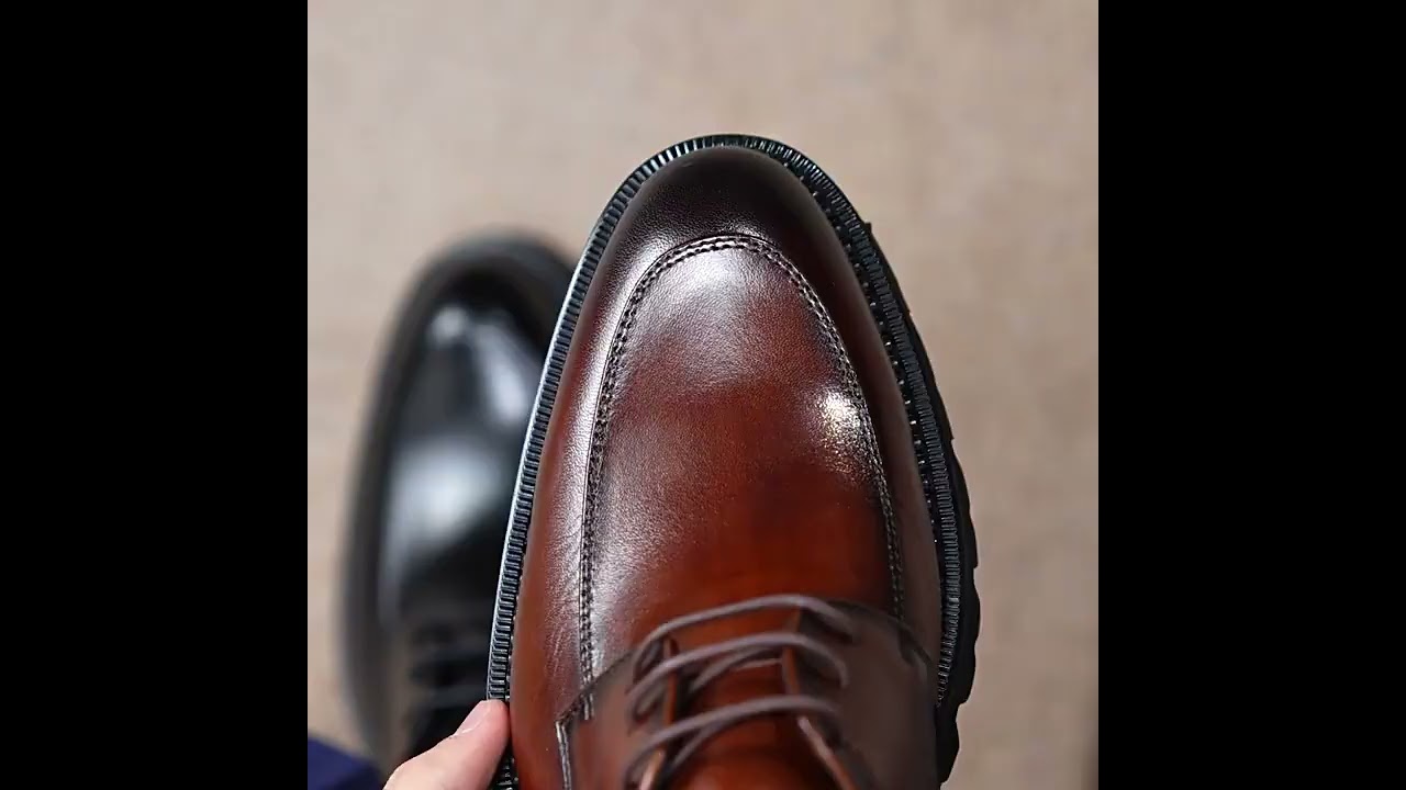 Mã L0543 Giá 2450K Giày Da Nam Faente Mũi NhọN Đế Cao Giày Dép Nam ChấT LiệU Da Bò G05 SảN PhẩM Mớ