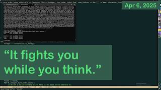 Jonathan Blow on why autocomplete destroys your thinking