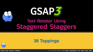 GSAP 3 Staggered Staggers for Enter and Leave Animations with GreenSock