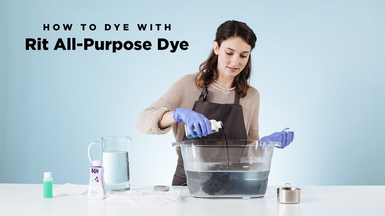 How to Dye Fabric: Rit All-Purpose Dye 