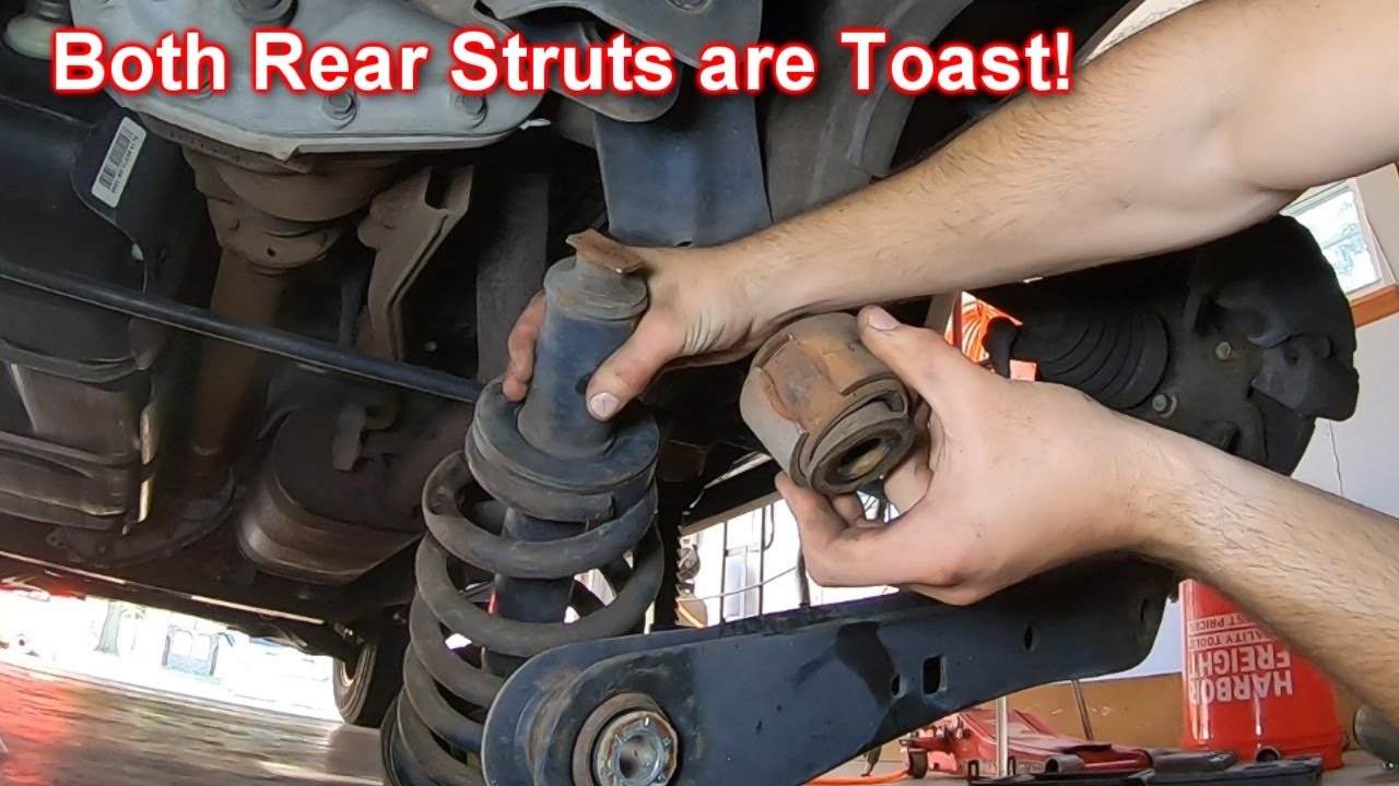 2012 Ford Expedition Both Rear Struts Snapped off... DIY Replacement ...