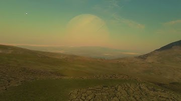 Space Engine VR  - Gas giant moon with life view