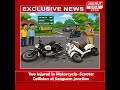 Two Injured in Motorcycle–Scooter Collision at Sanguem Junction