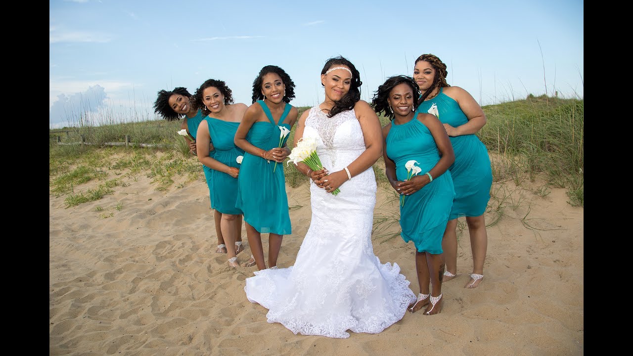 Angela Jr S Little Island Park Beach Wedding By The Virginia Beach Wedding Chapel