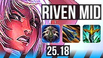 RIVEN vs YASUO (MID) | KR Master | 25.18