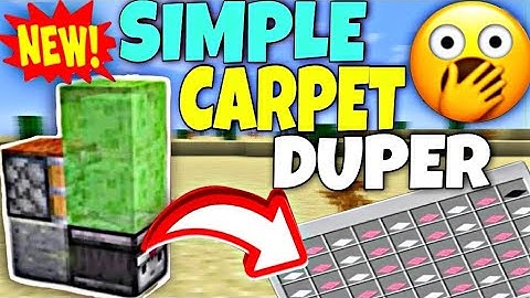 Minecraft 1.19 : Easy Simple {Carpet Duper Glitch Farm} || Tutorial For Java/Bedrock/xbox/Windows10