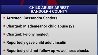 Randolph County woman accused of child neglect, abuse