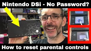 How to reset Nintendo DSi PARENTAL without password & do a FACTORY RESET - YouTube