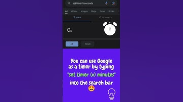 You can use Google as a timer 🔔 by typing "set timer (x) minutes" into the search bar 🤩 #tips #life