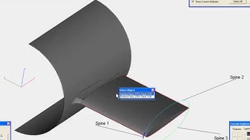 Polyconic Surface: Tangent with Edges Tutorial - #8 Geometry Tools - AeroPack - SharkCAD Pro-AP