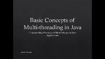 Java Multi-threading Basics Explained: Creating Th