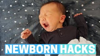 NEWBORN BABY HACKS! Tips & Tricks for First Time Moms!