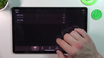 Alarm Clock Settings - Change Alarm Sound on LENOVO Tab P11