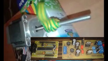My old Stepper Motor Control with Atmega8.