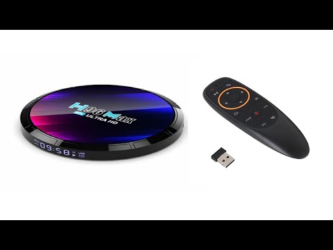 Новогодний Обзор на Смарт ТВ - приставку H96 Max 8K Ultra HD с пультом аэромышью G10S. (Android TV)