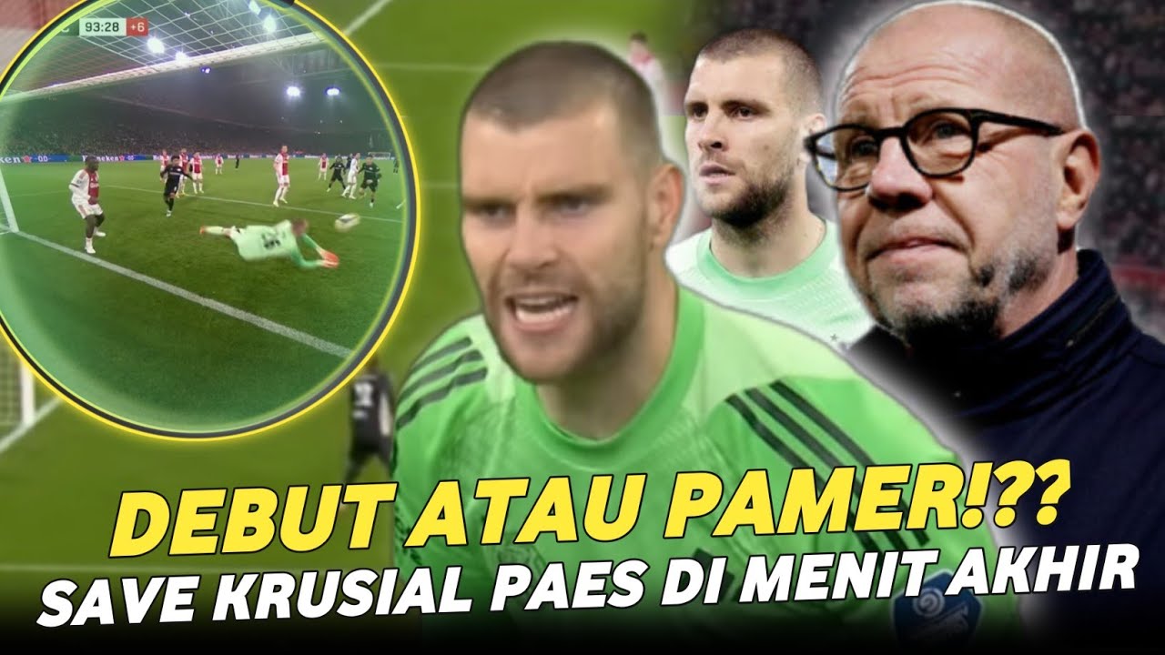 UDAH PASTI GOL... EH ADA PAES! 😱 Debut Gila Kiper Indonesia di Ajax