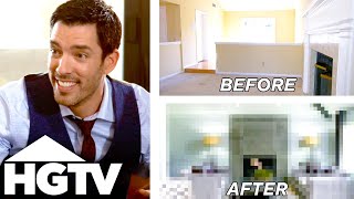 Modern Industrial Living Room Transformation | Brother vs. Brother | HGTV image