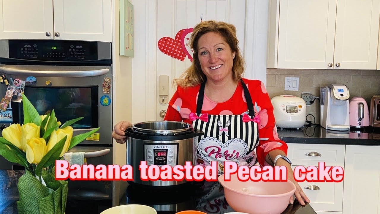 Instant Pot - Banana toasted Pecan cake - YouTube