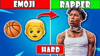 Guess The Rapper by Emoji ⭐✅😁| (99.9% Will Fail) | Rapper Quiz 2025 | The Quiz Mania