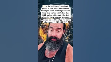 Do not hold your crypto on exchanges or cold wallet make sure you are holding them on Web3 #xrp