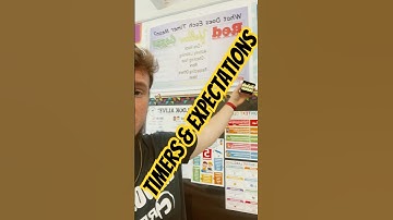 SET EXPECTATIONS EARLY! USE A TIMER SYSTEM! #teachersrock #firstyearteacher #nerdyteachersrock