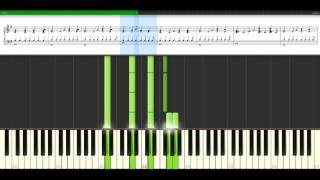 Keane - Hamburg song [Piano Tutorial] Synthesia
