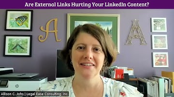 Allison Johs: Are External Links Hurting Your LinkedIn Content?