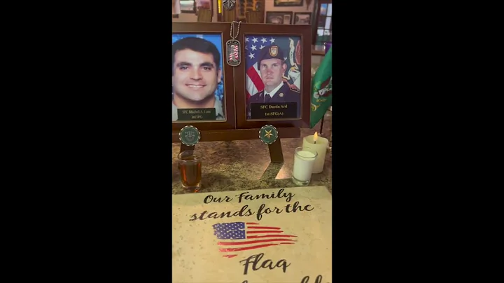 Memorial Toast for SFC Lane & SFC Ard