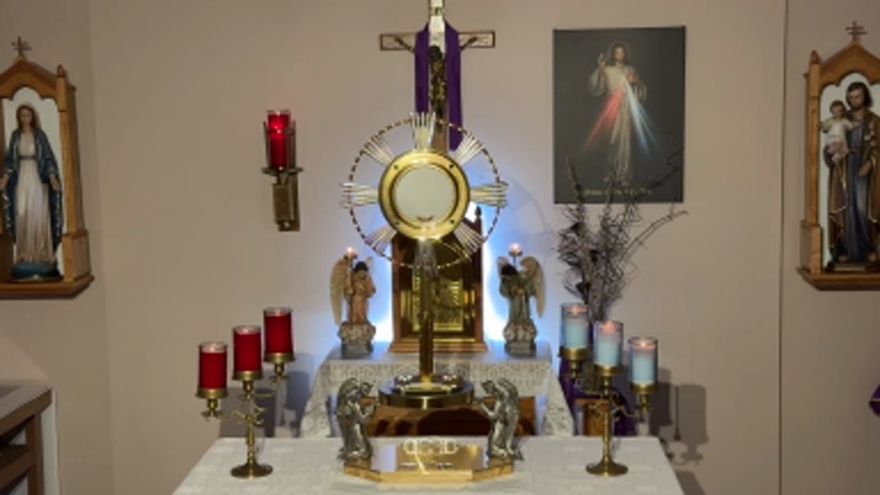 LIVE Eucharistic Adoration - Sisters of Divine Mercy