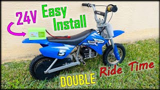$79 - Razor MX350 battery upgrade gets TWICE the ride time